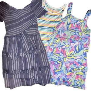3 Dress Bundle Girls 10-12 Summer